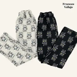 Cute Dragon Couple Pajama Pants– Couple Pajama Pants with Adorable Dragon Design Cozy Matching Sleepwear for Relaxing Nights for Him & Her Loose Fit Sleep Bottom Homewear All Seasons Casual