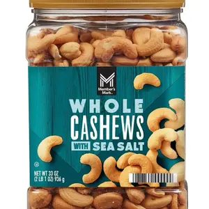 Member's Mark Whole Cashews with Sea Salt 33oz - Premium Snack Nuts for Everyday Enjoyment