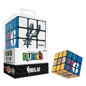 NBALAB 6 Teams Rubik's Cube Edition Puzzle Toy with Official Team Logos for Ages 8+ - Perfect Collectible for Basketball Fans