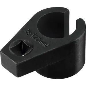 O2  Sensor Socket 3/8-Inch Drive x 7/8-Inch (22mm), Offset Wrench Cr-Mo Steel, 6-Point Tool With Wire Gate