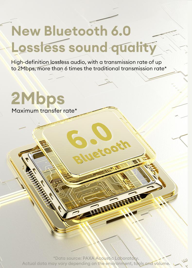 PAXA KC-10 Open-Ear OWS Wireless Headphones with Bluetooth 6.0, Waterproof Sports Design, ENC Noise Reduction Mic, Comfortable Fit, Audio Wireless Earbuds for Music & Calls, Compatible with Android & iOS