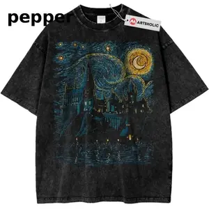 Hogwarts Shirt, Harry Potter Shirt, Movie Shirt, Vintage T-Shirt, Gift for Men, Gift for Women, Crew Neck T-shirt, Trending T-shirt,Color size