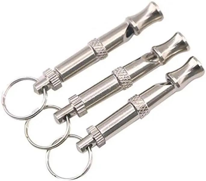 Pack Dog Whistle Training to Stop Barking to Make Dogs Come to You Ultrasonic Sound with Adjustable Frequencies Sit Down Recall Repel Silent Bark Control Tool