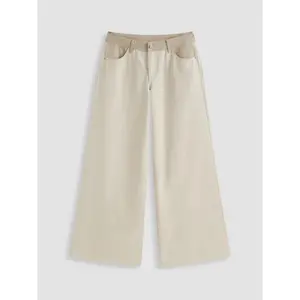 Cider Cider Denim Low Rise Patchy Straight Leg Jeans