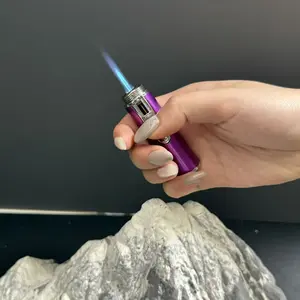 Outdoor Windproof Lighter（Does not contain butane gas）, Portable Camping Lighter for Hiking, Garden BBQ, Outdoor Party & Fire Pit Outdoor Ignition