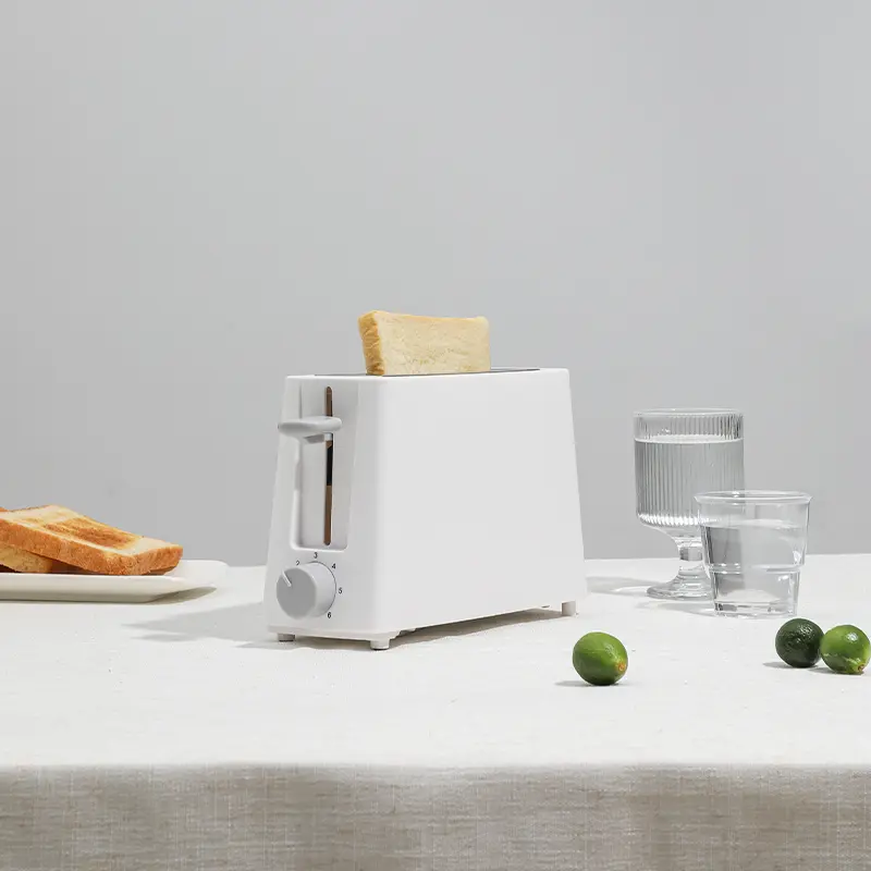 Mini 1-Slice Automatic Toaster, Compact Single Bread Heating Breakfast Machine for Home