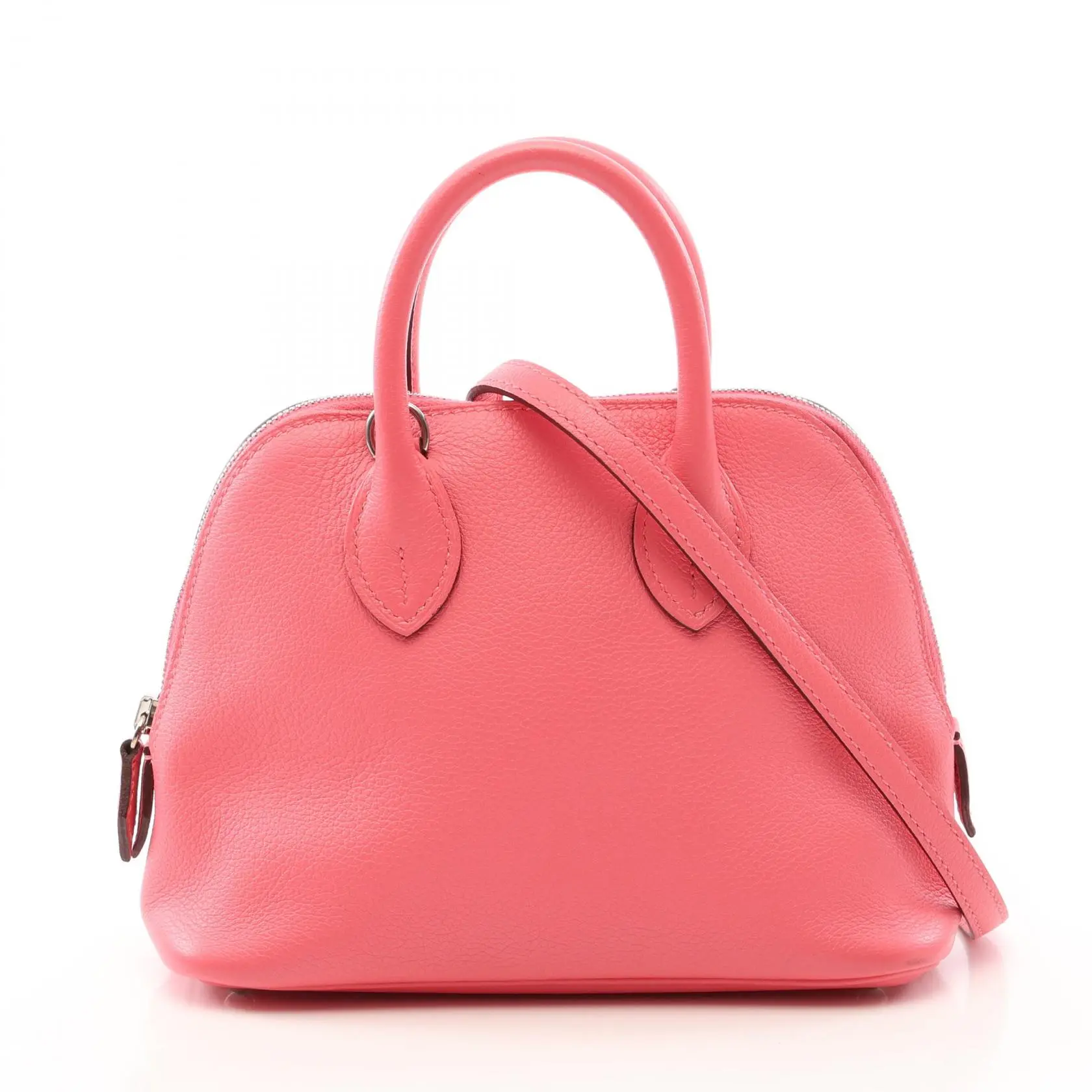 Pre-owned HERMÈS Calfskin Shoulder Bags Hermes Bolide1923 Mini Evercolor 2way bag