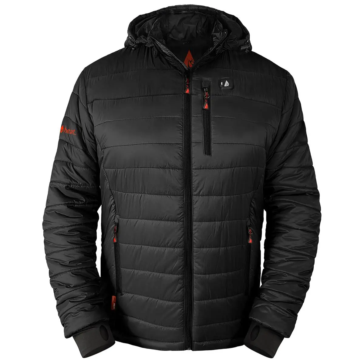ActionHeat 5V Men's Insulated Puffer Battery Heated Jacket W/ Hood