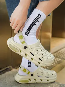 Men's Sandals, Indoor Outdoor Two-Wear, Vacation Beach Sandals, Breathable Holes Design, Comfortable Slippers for Men