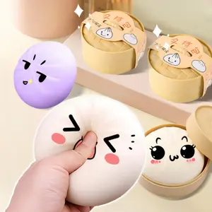 stress relief & Healing: Big Dumpling Squishy, Kawaii Squishies Toy 1 Piece, Blind Box, My Secret Bun Fidget Toy, Soft TPR Material, Unboxing Surprise, Random Style Per Pack, Valentine'S Day And Easter Gifts,  desk toy glitter