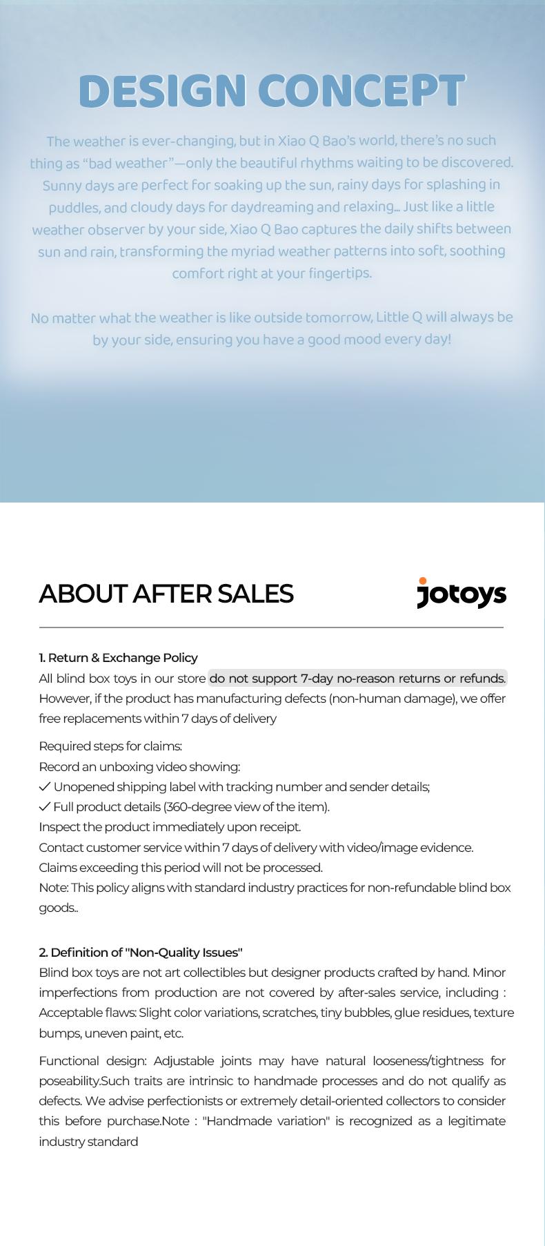 JOTOYS Q.Kid Weather Series MINI Plush Blind Box-Cute Keychain & Bag Charm Collectible Surprise Gift JOTOYS Q.Kid Weather Series MINI Plush Blind Box-Cute Keychain & Bag Charm Collectible Surprise Gift