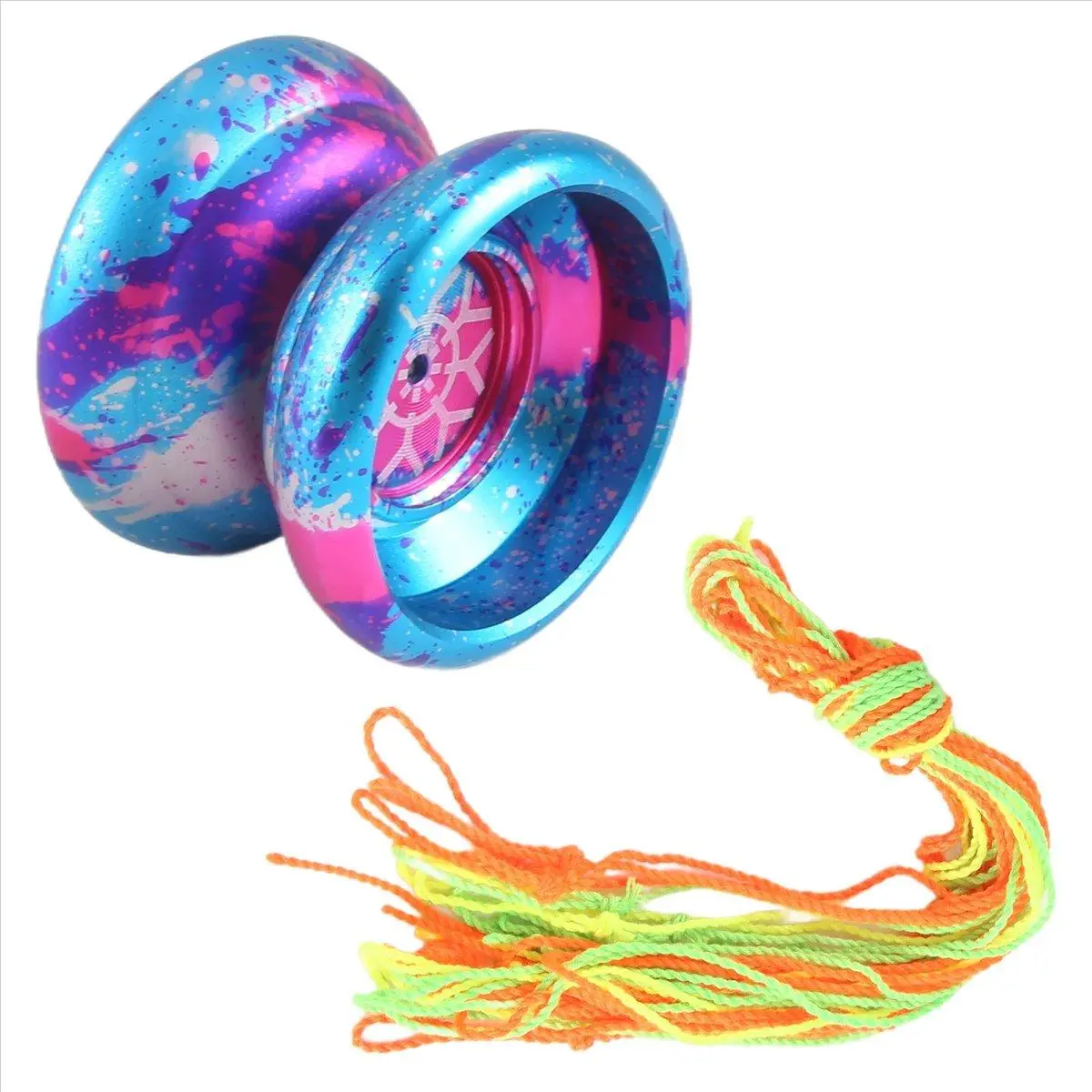 Unresponsive Yoyo,Professional Yoyo for Kids,Aluminum Beginner Yo-Yos Ball for Yoyos Players with 10 Yo Yo Strings