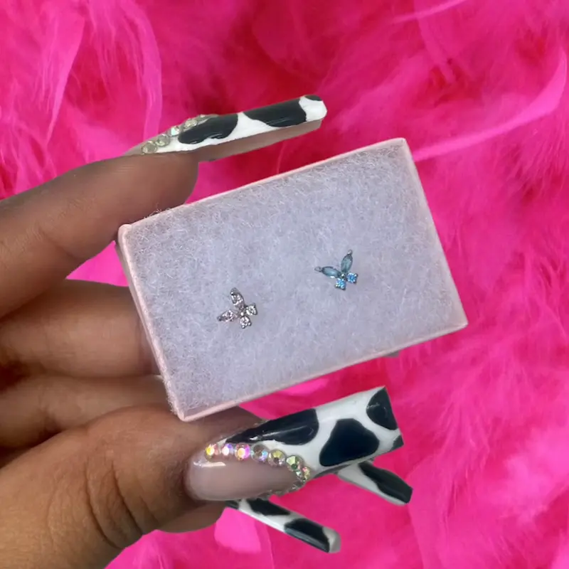 Butterfly Gem Nose Stud