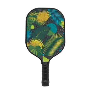 Neon Tropics Carbon Fiber Pickleball Paddle