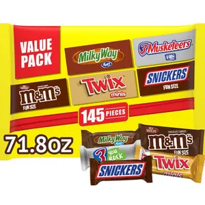Mars Milk Chocolate Variety Pack Easter Candy - 145 Pieces, 71.8 oz, Snack Bonbon sweet flavor