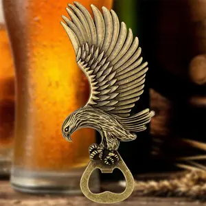 Vintage Eagle Shape Bottle Opener, Stainless Steel Beer Beverage Opener, Kitchen Home Restaurant Bar Party Essential, Outdoor Camping Picnic Bottle Opening Tool