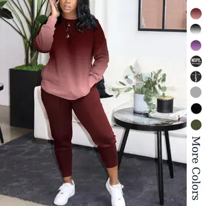 Women’s Two-Piece Casual Sweatpants Set — Long-Sleeve Tracksuit/Jogger with Pockets, Suitable for Lounging and Use with a Raincoat