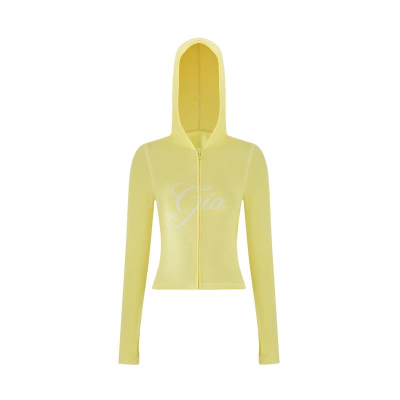 BLARE HOODIE - YELLOW : PALE YELLOW
