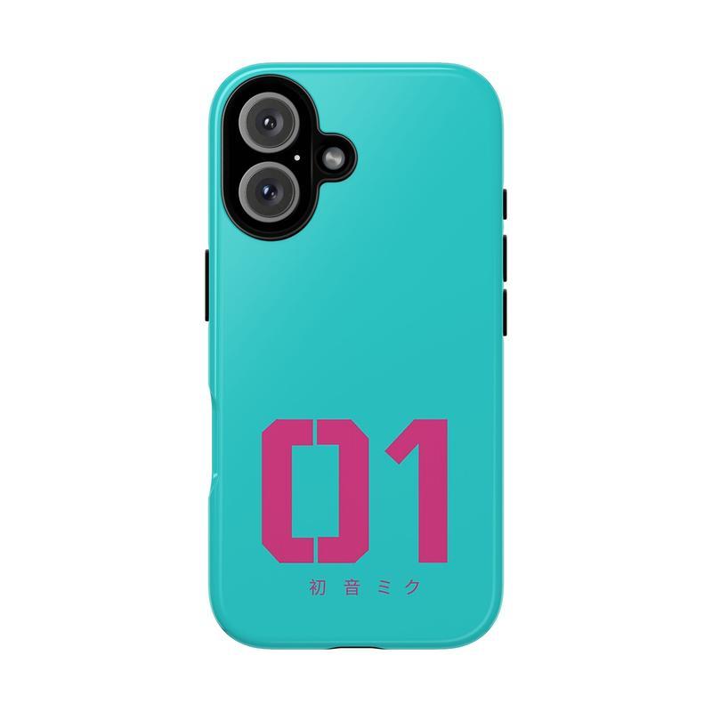 Hatsune Miku 01 Glossy Tough iPhone Case - Vibrant Vocaloid Design Premium Protection Suitable for iPhone 17/16/15/14/13/12/11 Pro Max/Plus and  Samsung Galaxy S23FE/22/23/24/25