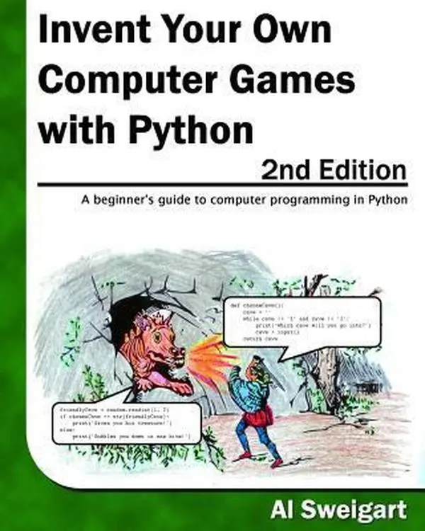 USED Book - Invent Your Own Computer Games With Python by Al Sweigart (Paperback) - english