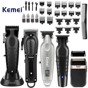 Kemei Hair Clipper Hot-Selling Five-Piece Set，KM2296,KM1071,KM2293sliver，KM2299,KM2024