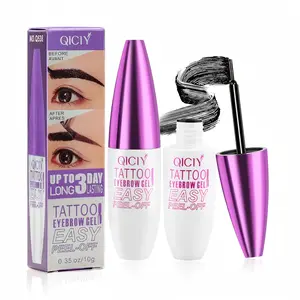 Waterproof Peel-Off Eyebrow Gel Long-Lasting Smudge-Proof Brow Tint Set Natural Color Makeup for Women Ideal Mother's Day Gift Smooth Flawless Application #Summervibes