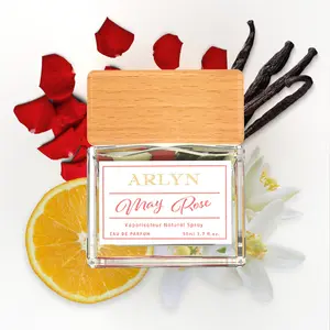 May Rose, Arlyn, Women Perfume, Eau de Parfum, Turkish Rose-Orange Blossom-Vanilla, Long-Lasting, Vegan, Cruelty-Free, Made in USA – 50 ml | 1.7 Oz