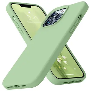 Liquid Silicone Phone Case, 1 Count Shockproof Phone Protective Cover, Phone Accessory Compatible with iPhone 17 Pro Max 16 Pro Max 15 Pro Max 14 13 12 11 Pro Max Plus Mini, Casing