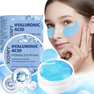 60pcs Eye Mask Set, Strong Moisture Boosting & Firming, with Retinol & Hyaluronic Acid, for Brightening & Elasticity Enhancement