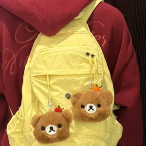 Rilakkuma Kawaii Cute Plush Keychain Backpack Pendant Couple Best Friend Girl Birthday Gifts