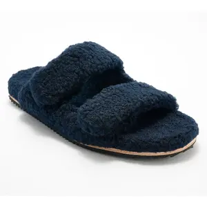 Revitalign Orthotic Adjustable Fleece Slide Slippers-Melody