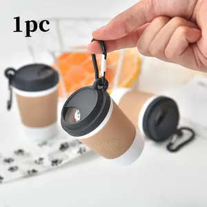 Portable Pet Poop Bag Dispenser, 1 Count Coffee Cup Design Pet Waste Bag Holder, Dog Poop Bag Dispenser, Pet Waste Bag Storage Tool