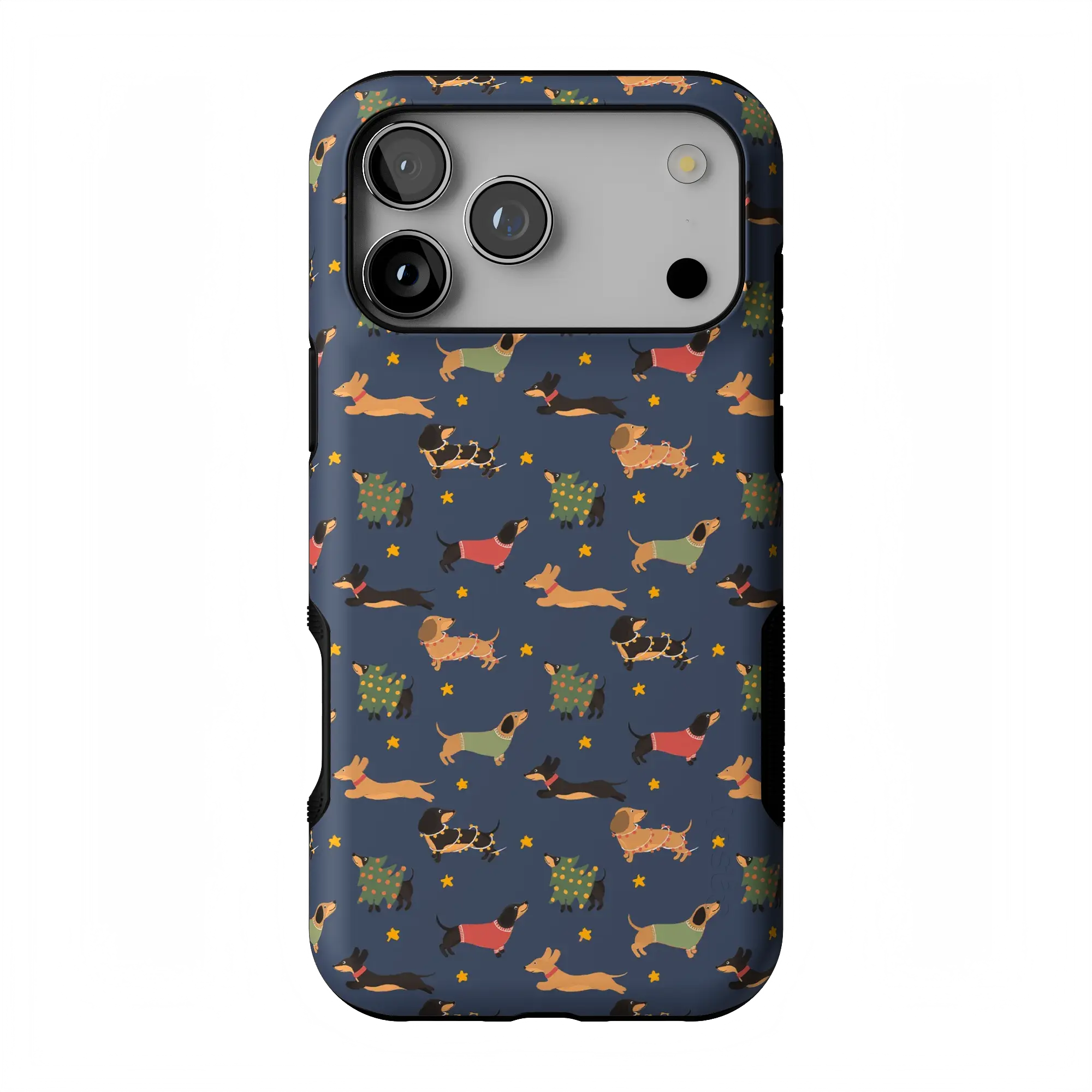 Casely iPhone 17 Pro Max Case | Dashing Doxies | Dachshund Dog | Bold Protective Design | Compatible with MagSafe