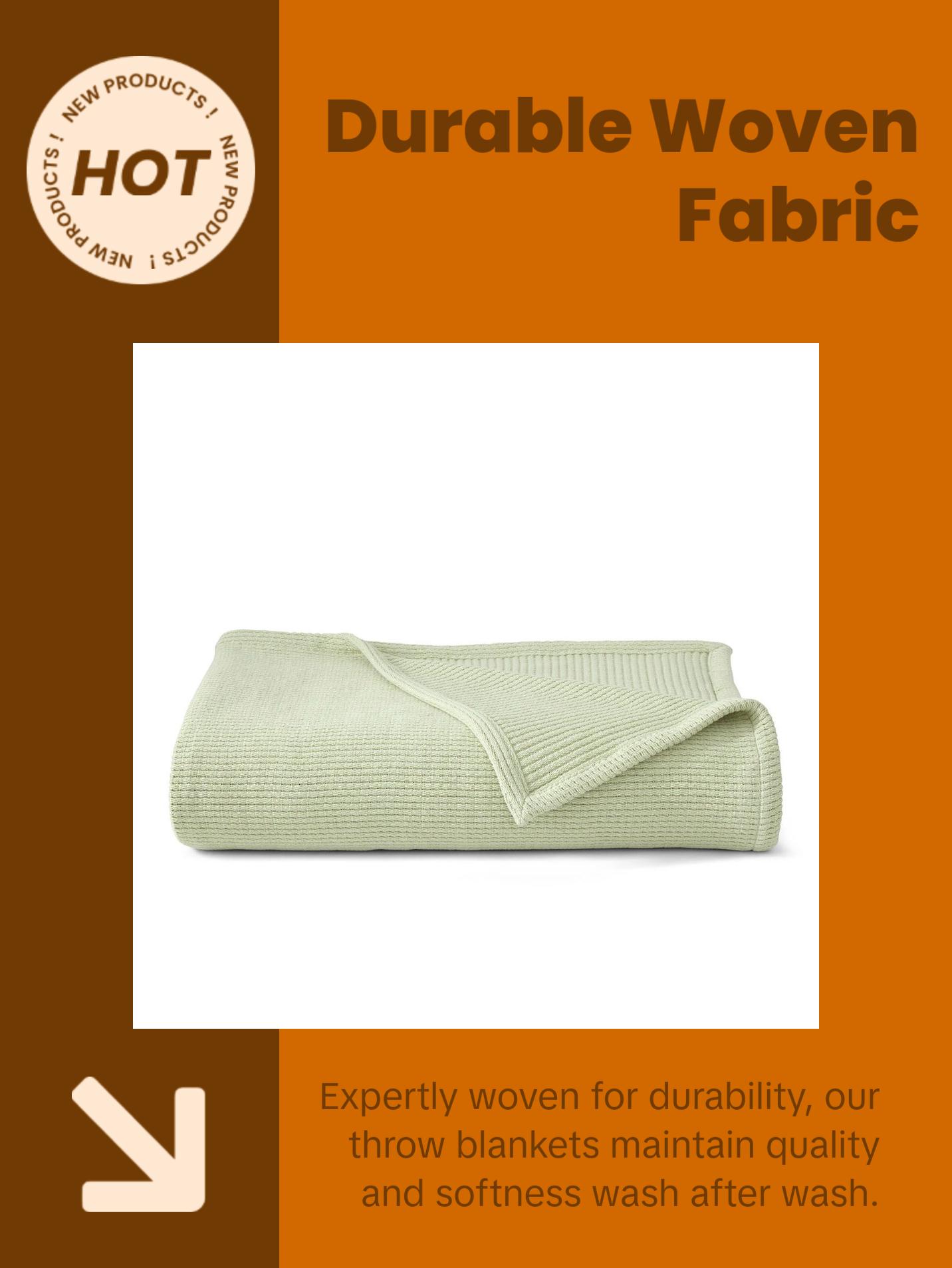 Sea Pines 100% Organic Throw Blanket