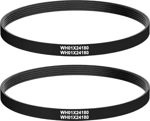 WH01X24180 Washer Drive Belt Compatible with  Clothes Washing Machine, Replace  AP6024314, PS11736832, 4455970, WH01X24180, 2 Pack