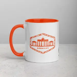 Germany Mug with Color Inside - Orange