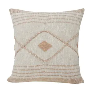 Seashore Lr07585 Peach/White Pillow
