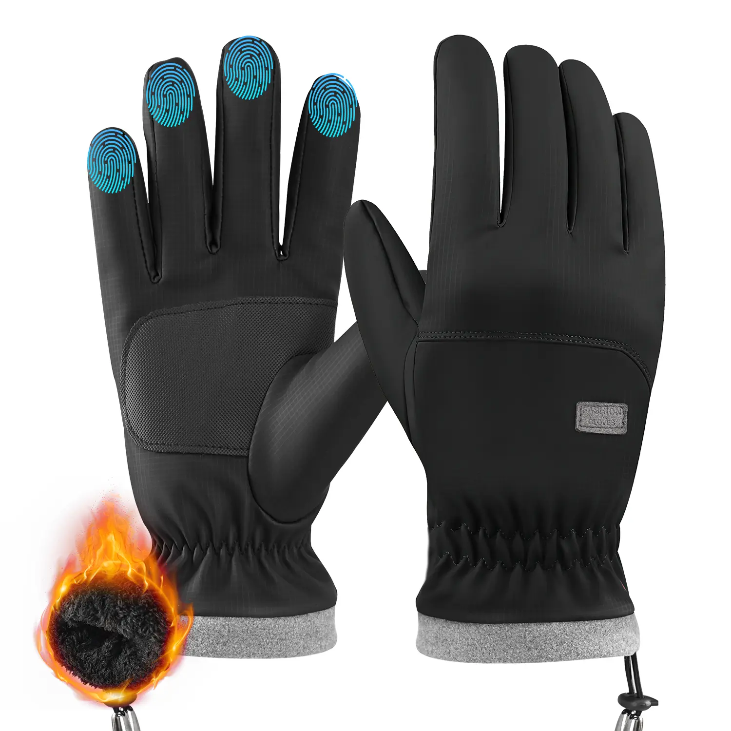 Viyawise Winter Waterproof Thermal Gloves for Women and Men - Windproof, Touchscreen-Finger, Cold-Weather Gear for Skiing, Outdoor Sports, Daily Work