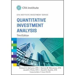USED-Quantitative Investment Analysis by Defusco, Richard A. (Hardcover)