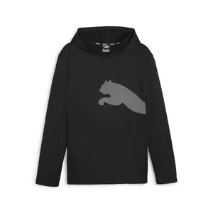 PUMA Mens Train All Day Cat Hoodie Casual Outerwear Casual - Black