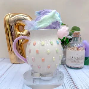 Pastel Rainbow Ice Cream 20 Ounce Ceramic Mug TikTok