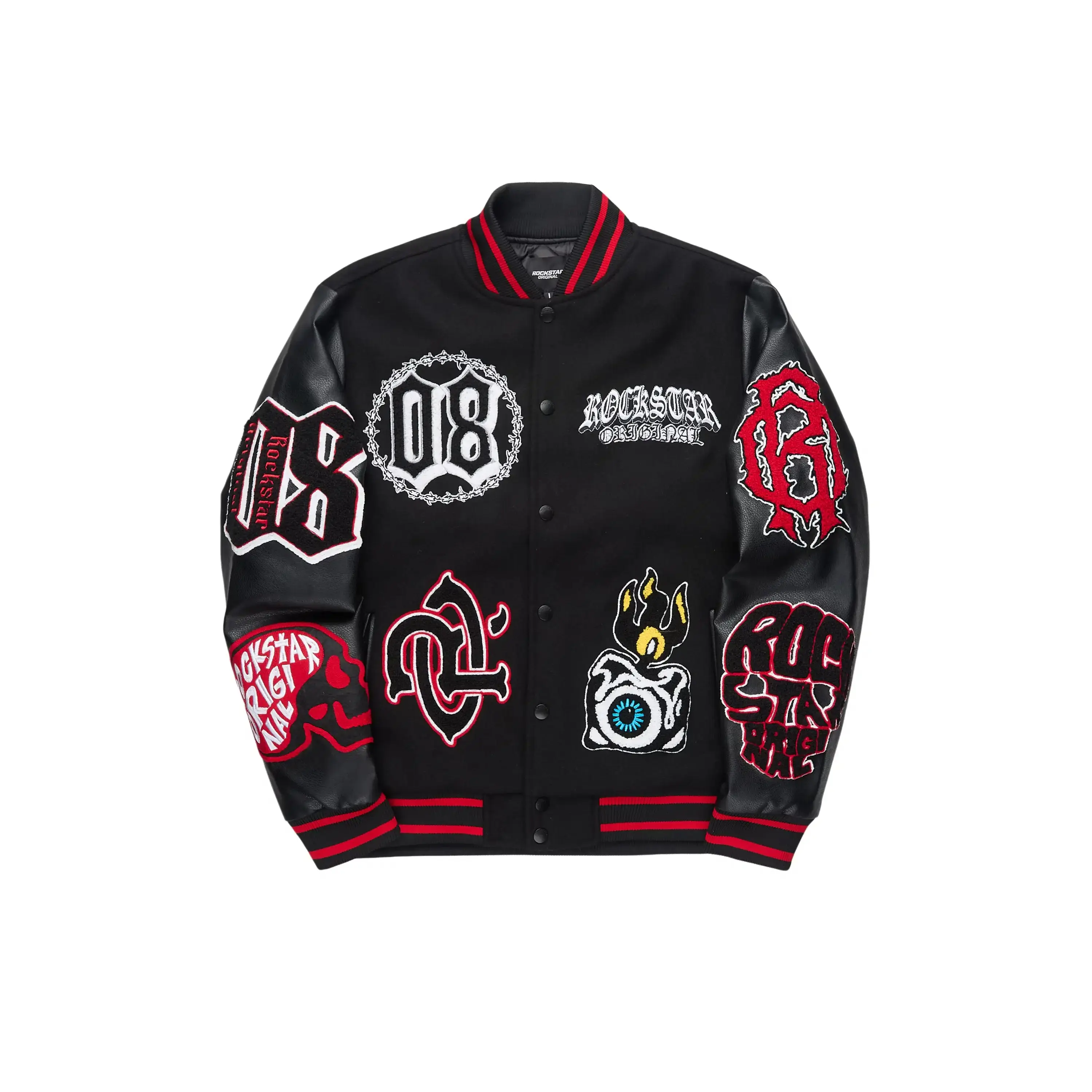 Syndicate Black Varsity Jacket Syndicate Black Varsity Jacket