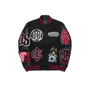 Syndicate Black Varsity Jacket