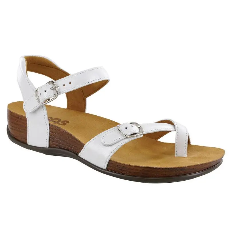 SAS Women's Pampa Sandal PEARL WHITE