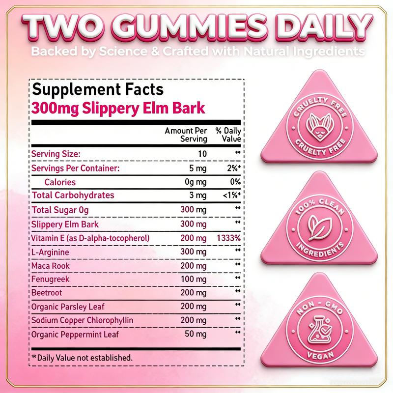 ProYoni Pheromone Gummies (2-Pack) – 60-Day Supply Natural Attraction & Confidence Booster – Sugar-Free Mixed Berry Edibles – 120 Count Total