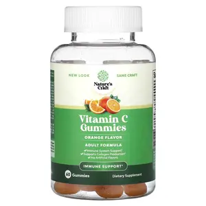 Nature's Craft Vitamin C Gummies, Orange , 60 Gummies