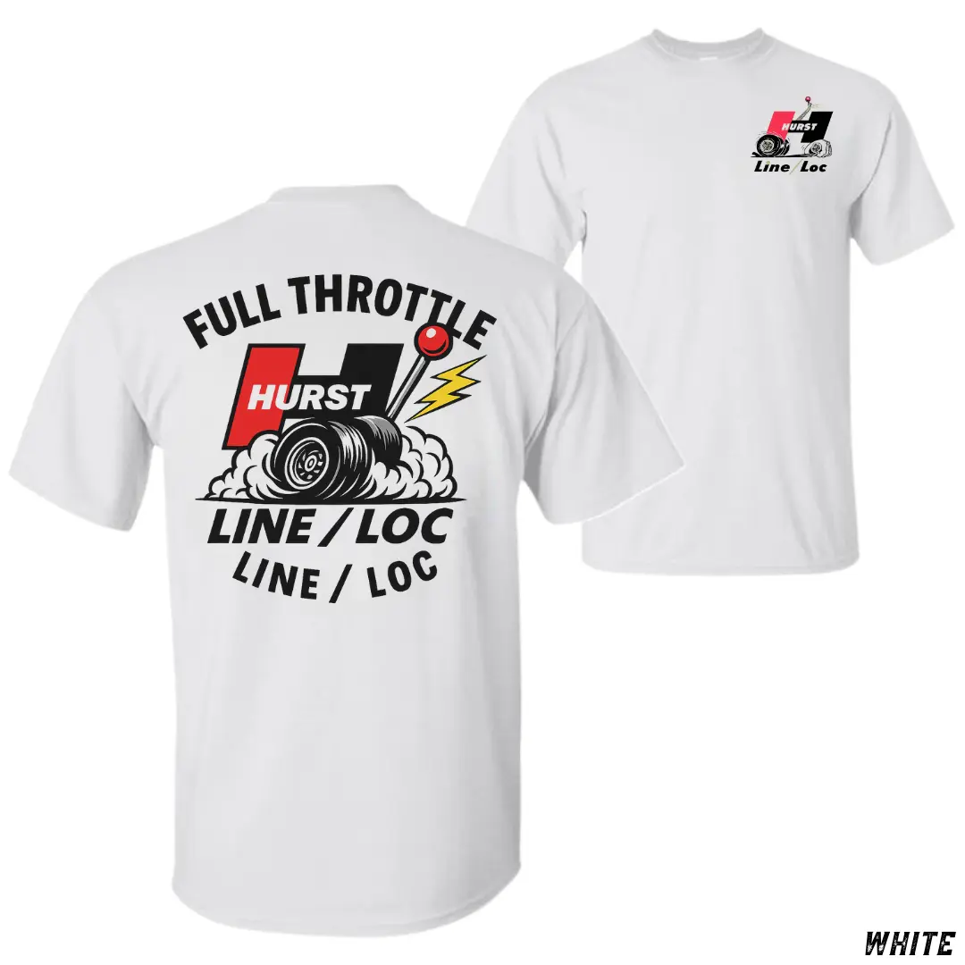 Men's T-Shirt with Retro Drag Racing Graphic Print, Classic Cotton Short Sleeve Menswear for Car Enthusiasts and Mechanics, Clothes, Prints, Casual, Round Neck, Soft