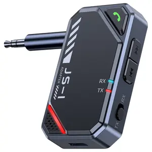 Airplane Bluetooth Adapter for Headphones, BluetoothTransmitter for TV to Headphones, 3.5mm Car Adapter forHandsfree Call Music, Audio Receiver for Home Speaker, Bluetooth Transmitter Receiver