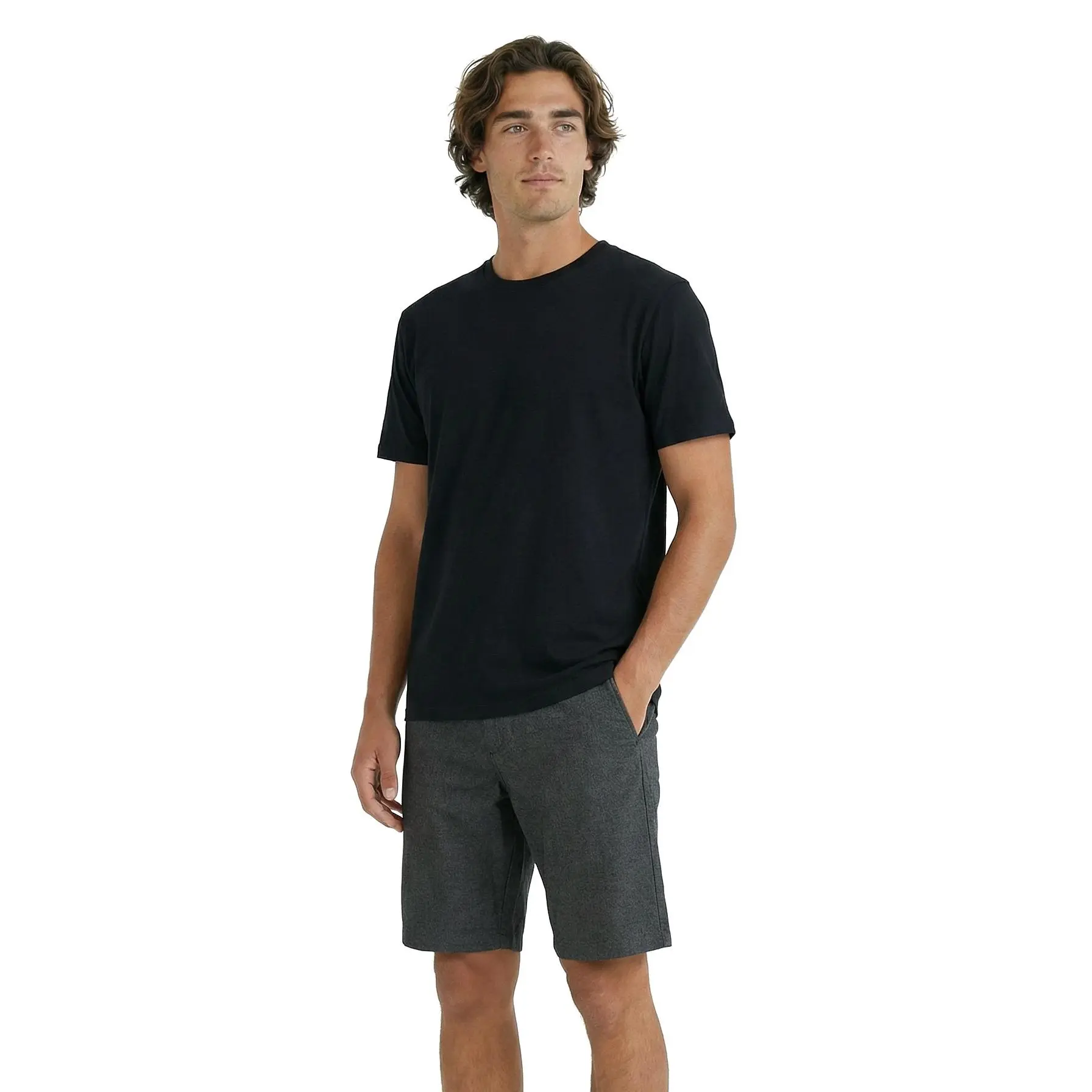 VOLCOM Men's Monty Stretch Technical Shorts, 22-in Wrinkle Resistant Polyester Performance Fabric, Performance Fabric Men's Shorts