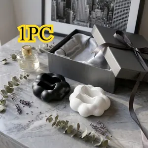 Cute Cloud Remote Control Organizer Box, Modern Design, Holds TV DVD Blu-Ray Audio Remotes, Stylish Storage Solution